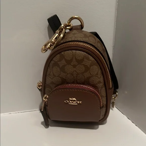 Coach Brown Mini Bags with Signature Monogram - Picture 1 of 5